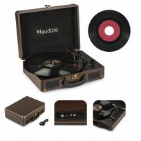 Patefonas lagamine rudas USB AUX RCA Audizio