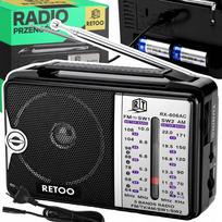 Virtuvinis radijas su FM/AM, USB, nešiojamas, 230V, akumuliatorius