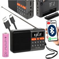 Mini nešiojama virtuvinė Bluetooth FM radija, USB įkraunamas garsiakalbis