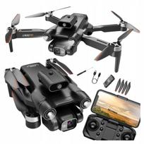 Profesionalus dronas su kamera, valdymo pultu ir kliūčių vengimu, su lagaminu