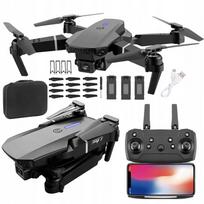 Sulankstomas dronas E525 vaikams, 4K WiFi kamera, 100 m, 3D sukimasis