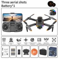 Sulankstomas dronas F168 su kamera, bešepetiniu varikliu ir automatiniu palaikymu
