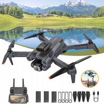 RC dronas su HD kamera, WIFI FPV, 3 baterijos, headless režimas