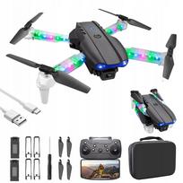 Dronas su dviem kameromis, LED apšvietimu ir 2x 1800mAh akumuliatoriais