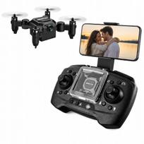 Mini dronas su kamera, FPV, WiFi, nuotolinio valdymo, 360° sukimasis