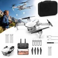 Žaislinis dronas su dviem kameromis, brushless varikliais ir trimis baterijomis
