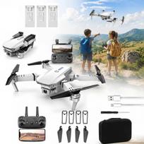 Dronas su dviem kameromis ir 3x baterija