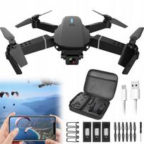 Dronas su 4K kamera, WiFi, gravitacijos jutikliu, sulankstomas