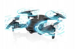 Sulankstomas RC dronas Wipkviey T26 su 1080p kamera, juodas