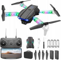 Dronas su 2 kameromis, 100 m, WiFi, vaikams, su lagaminu, nuotolinio valdymo pultu, 1800mAh, 2 baterijos