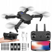 Dronas keturkojis 4K su dviguba kamera, WiFi, 3D apsisukimu