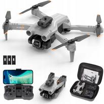 RC dronas su 4K HD kamera, apsaugomis ir 3 baterijomis
