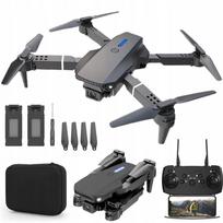 Sulankstomas dronas LS-E525 su 4K kamera, 3×1800mAh, WiFi, gestų valdymas