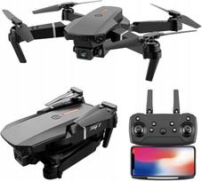 Nuotoliniu būdu valdomas dronas su 4K kamera, Wi-Fi ir automatiniu grįžimu