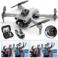 Mini dronas su HD kamera, valdomas nuotoliniu būdu, WiFi, 100 m nuotolis, 45 min skrydis, 3x akumuliatoriai