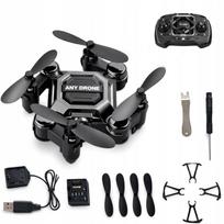 Mini dronas su WiFi FPV HD kamera, valdomas telefonu, RC vaikams