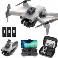Žaislinis dronas K9 su 2 HD kameromis, WiFi, 100 m nuotolis, 3 akumuliatoriai po 15 min