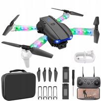 Dronas E99 Light Edition su dviem kameromis, LED, Headless režimu, krepšiu ir 2 baterijomis