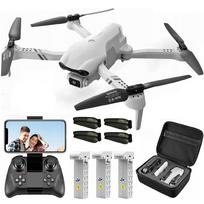 Dronas F10 WiFi GPS, 60 min., 2000 m, 3 baterijos, 1600 mAh