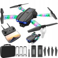 Dronas E99D su 2 WiFi HD kameromis, 2.4GHz, didelė komplektacija