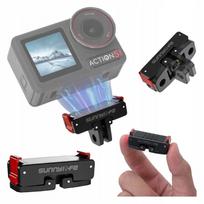 Adapteris su magnetiniu laikikliu 1/4'' GoPro, skirtas DJI Osmo Nano 360 / Action 5 4 3