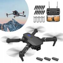 Dronas su dviem kameromis 4K, WiFi, bešepetiniai varikliai, valdomas nuotoliniu būdu