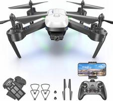 Keturšakis dronas Wipkviey T6 DETECTIVE su HD 1080P kamera ir 2 baterijomis