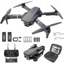 Sulankstomas dronas LS-E525, dvi 4K kameros, 3 baterijos, WiFi, valdymas gestais