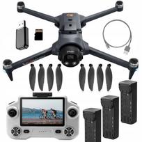 Žaislinis dronas su LCD valdikliu, 2 kameromis, GPS, WiFi 5G, 3x AKU, 2000m nuotolis, 20 min