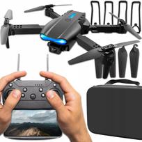 Žaislinis dronas su Full HD WiFi kamera, nuotolinio valdymo pultu ir dėklu