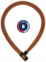 Plieninis trosas ABUS IVERA Cable 7210/85 SL8, sparkling orange