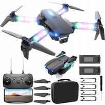 Dronas PRO WiFi su dėklu, 2 kameromis, LED, HD, 2 baterijos 1800mAh