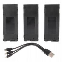 Baterija 2600mAh 3,7V dronui E88MAX E99MAX, 3 vnt.