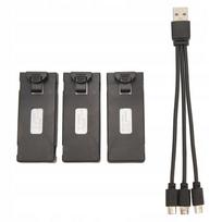 Baterija dronui DJM E88 Pro LS E525 Pro 2600mAh 3,7V