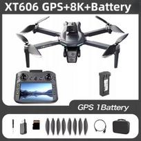 GPS dronas XT606 su WiFi FPV, 4K EIS kamera, 5,6" ekranu, bešepetėliu varikliu
