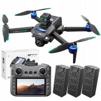 Dronas su kamera S159 UAV GPS, kliūčių vengimas, 3 baterijos 2200 mAh, Headless