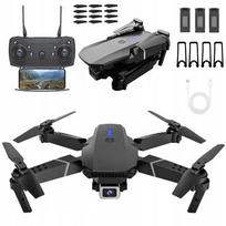 Dronas 4K kamera Wi-Fi juodas