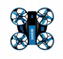 Mini dronas RH821 su giroskopu ir propelerių apsauga, mėlynas