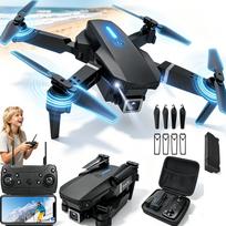Dronas su HD kamera, pirštų sekimu, lengvas, 1800mAh, 4K