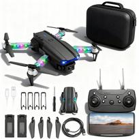 Sulankstomas LED HD WiFi keturių ašių dronas