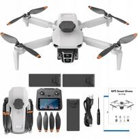 Dronas su kamera L106 GPS, kliūčių vengimas, 3 baterijos, galvos režimas