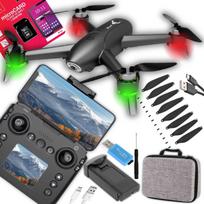 Mini RC dronas su kamera, valdikliu ir priedų rinkiniu