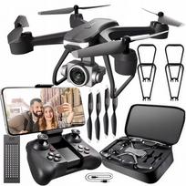Dronas su kamera WIFI RC, 2 kameros, brushless varikliai
