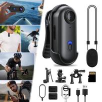 Veiksmo kamera WIFI 128G 4K 30fps 30M atspari vandeniui 120° plataus kampo
