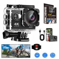 Veiksmo kamera 4K 20MP WiFi atspari vandeniui 30 m IP68