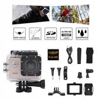 Veiksmo kamera su 2 colių LCD ekranu, 1080P HD, vandeniui atspari, Q8