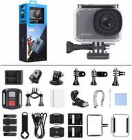 Sportinė kamera AKASO 4K 30FPS 20MP WiFi jutiklinis ekranas EIS 40M po vandeniu