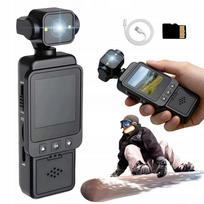HD 1080P nešiojama kamera su LCD ekranu, 360° objektyvu ir judesio aptikimu