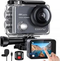 Veiksmo kamera WiFi 4K 20MP 8x priartinimas mikrofonas pultelis priedai