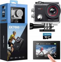 Veiksmo kamera AKASO 4K WiFi, 128GB, atspari vandeniui 40 m, lietimui jautrus ekranas, plataus kampo